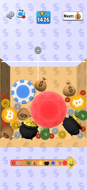 Money Merge 3D - Drop Puzzle screenshot 2