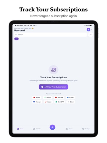Trial Guard: Trial Tracker Screenshot 1