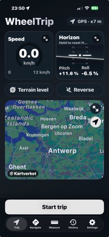 WheelTrip: Wheelchair GPS Screenshot 1 of 8