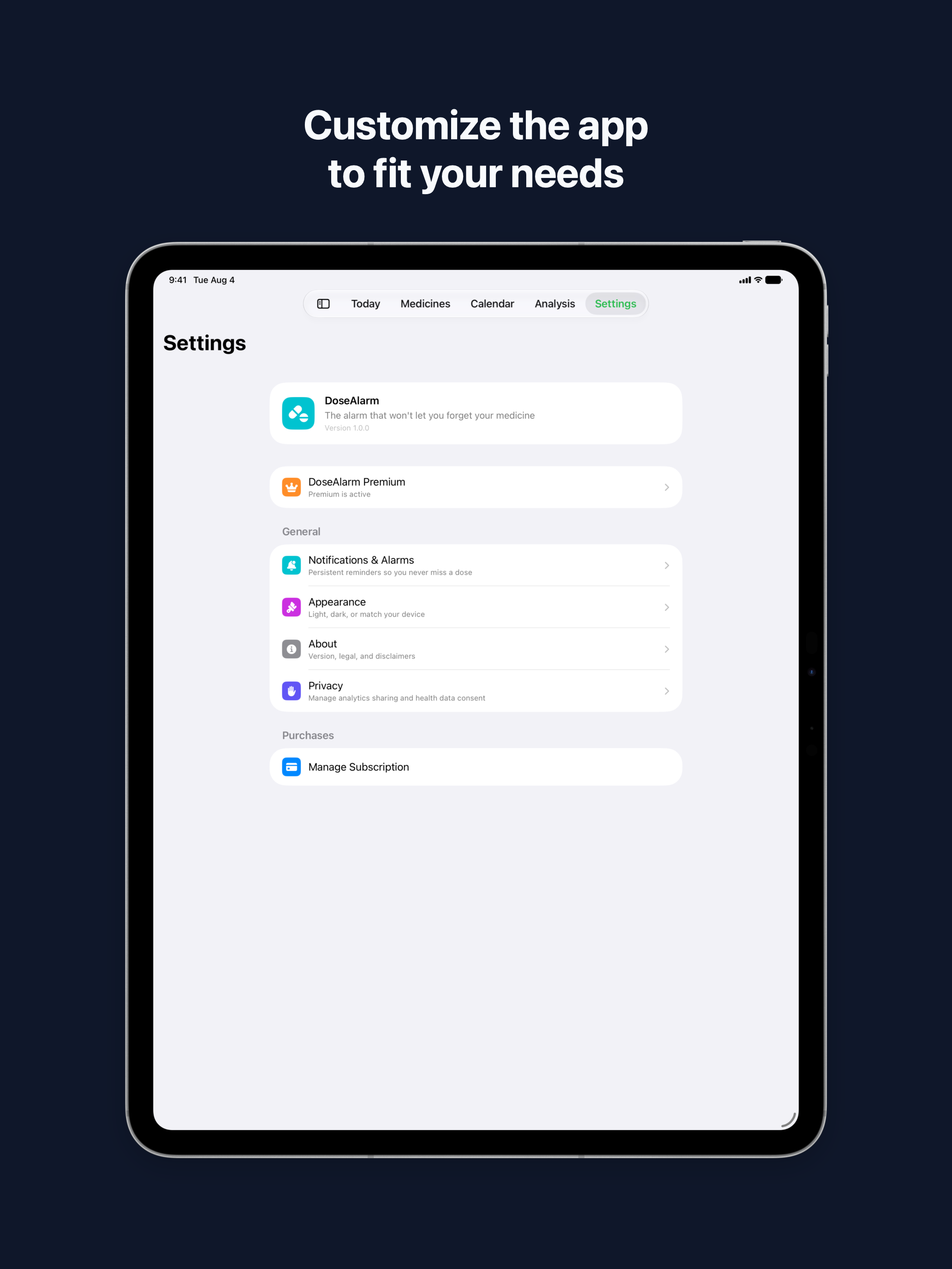 DoseAlarm: Medication Reminder screenshot 12