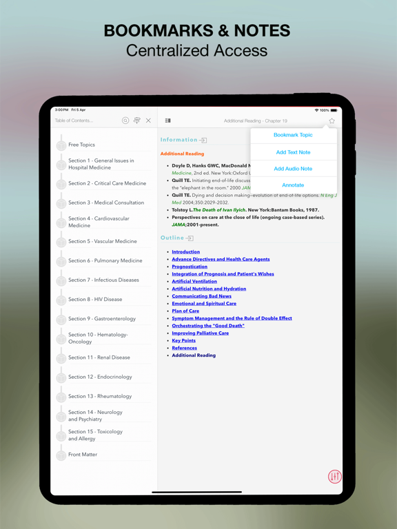 Hospital Medicine Care iPad screenshot 8 - Medical app