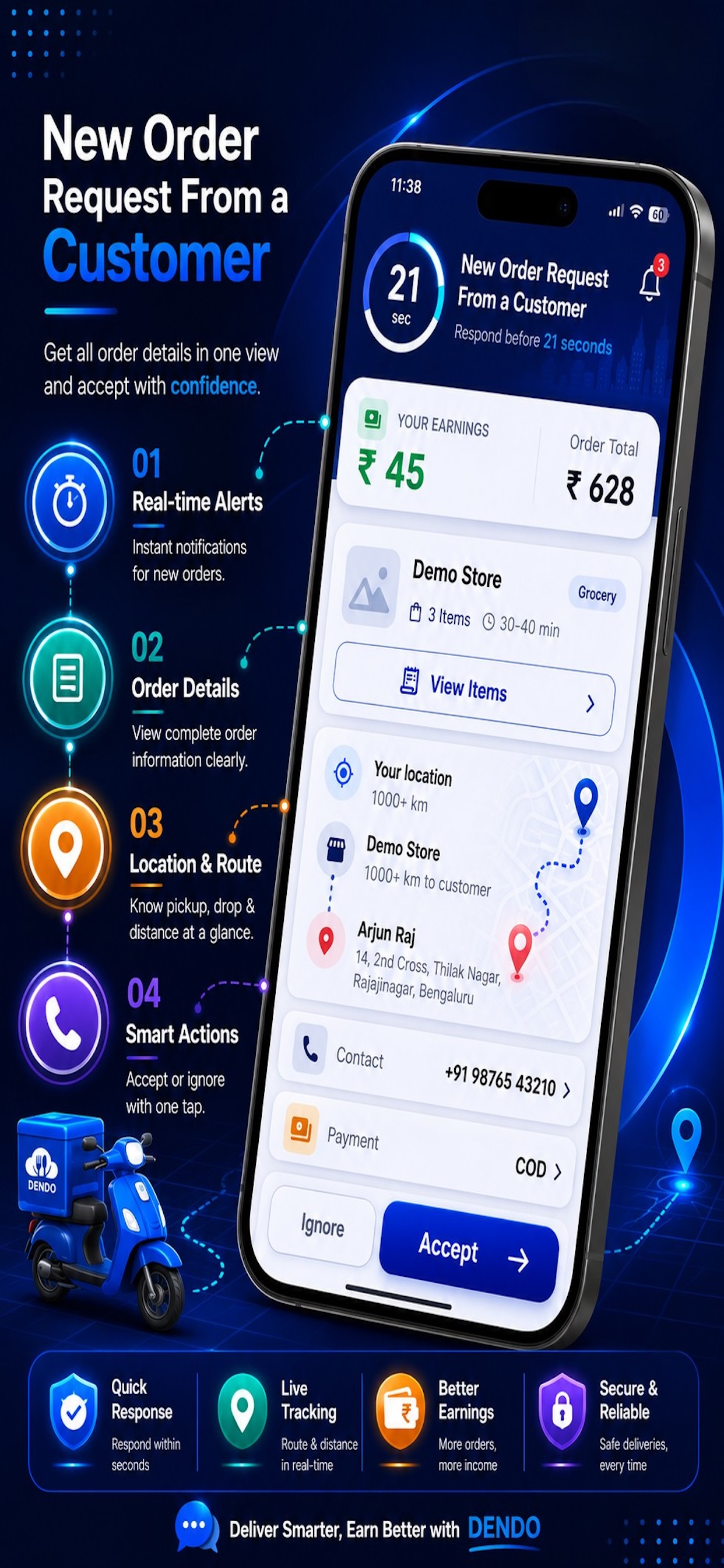 Dendo: Delivery Partner screenshot 5