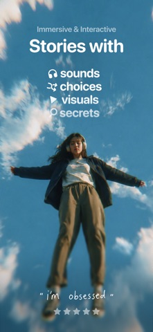 Loreum: Read & Write Stories iPhone screenshot