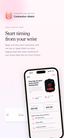 Contraction-Watch app screenshot