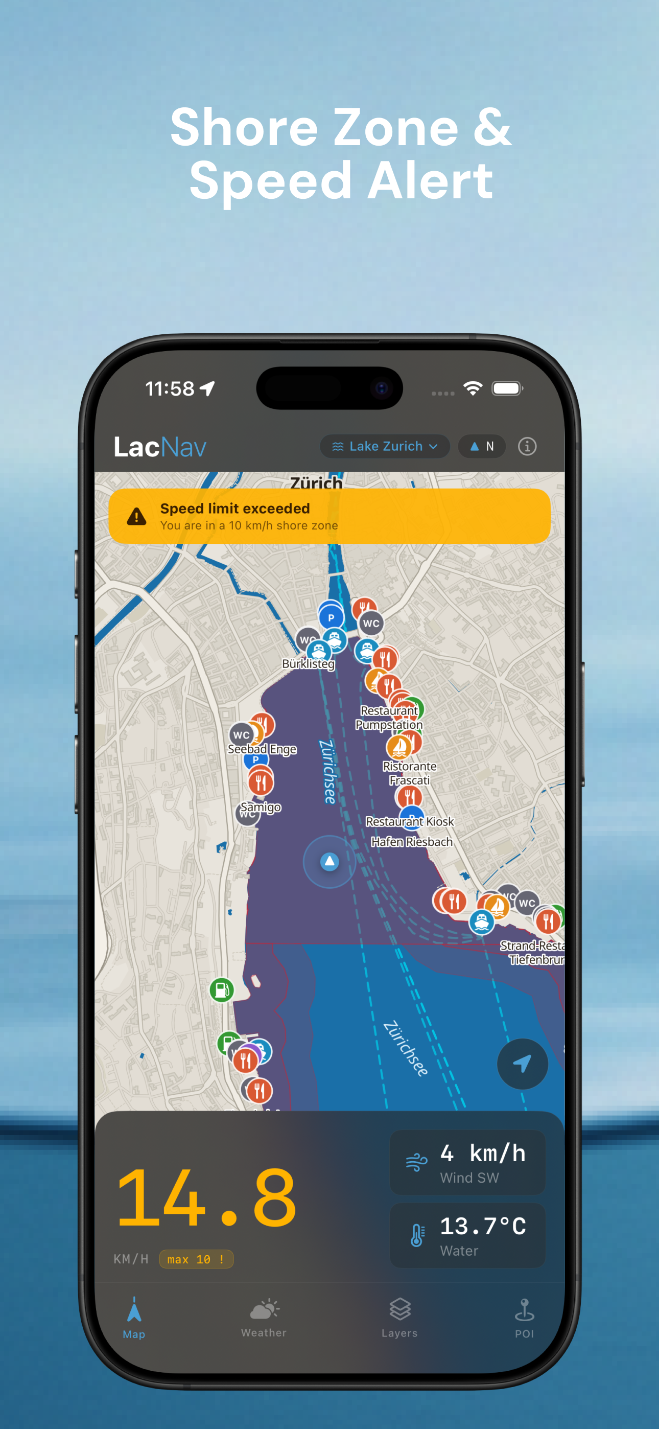 LacNav - Swiss Lake Navigation