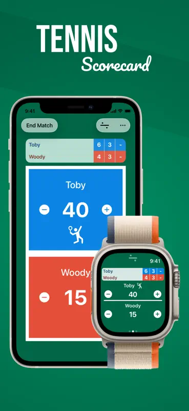 Tennis Scorecard App screenshot 1 of 9