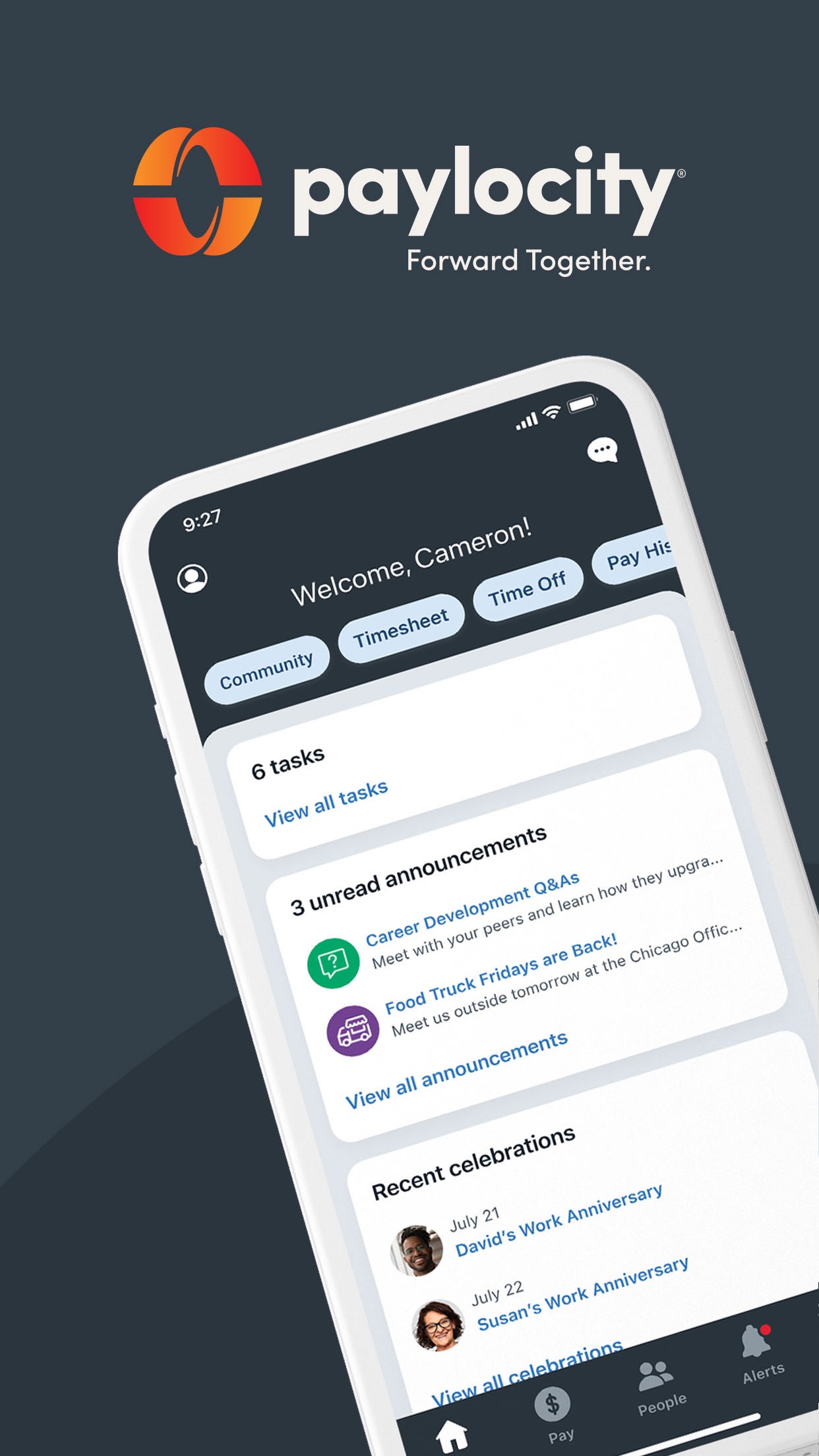 Paylocity screenshot 1