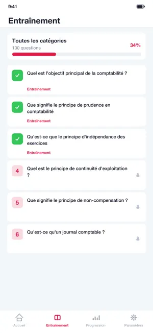 QCM BTS Comptabilité CG États screenshot 2