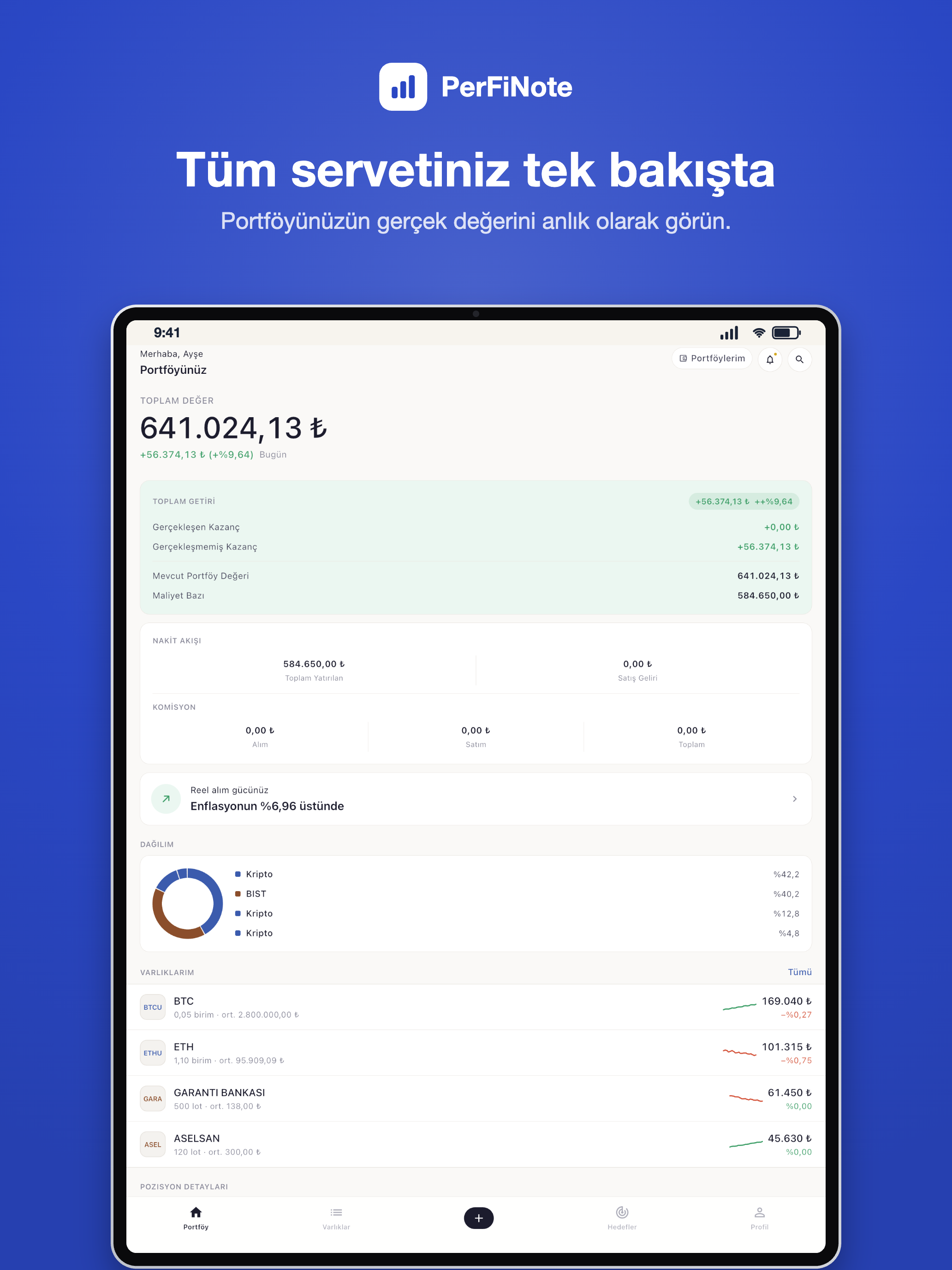 PerFiNote: Borsa Portföy Takip screenshot 8