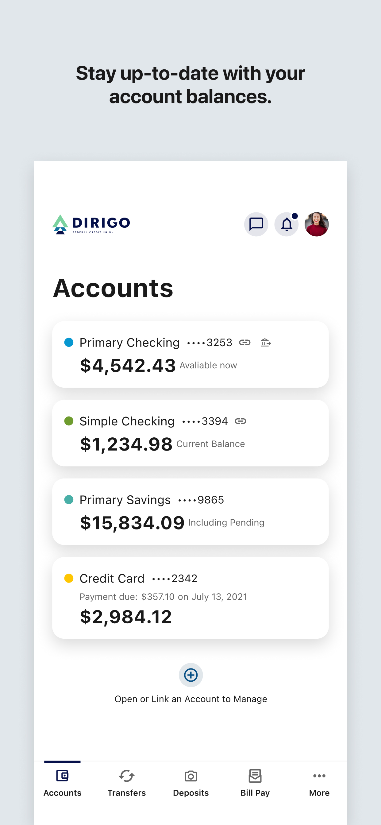 Dirigo FCU Mobile Banking screenshot 3