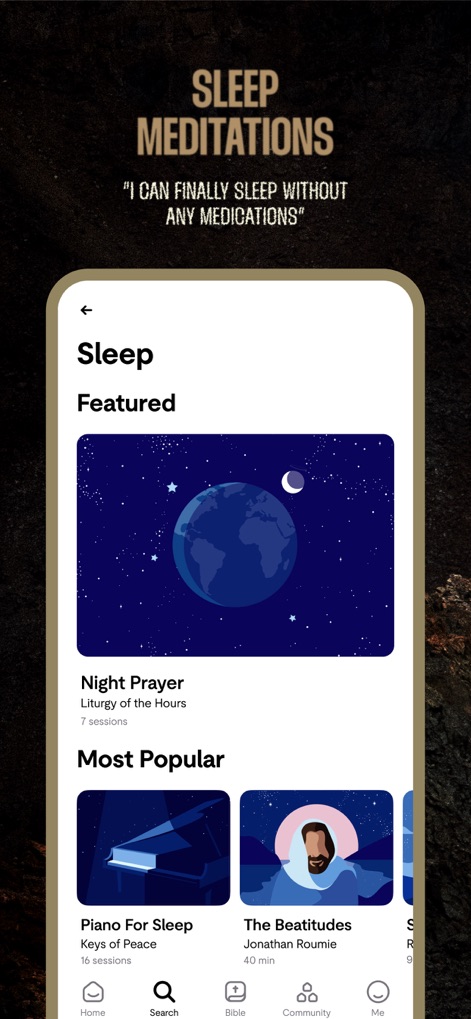 Hallow: Prayer & Meditation - Restful Sleep Meditations