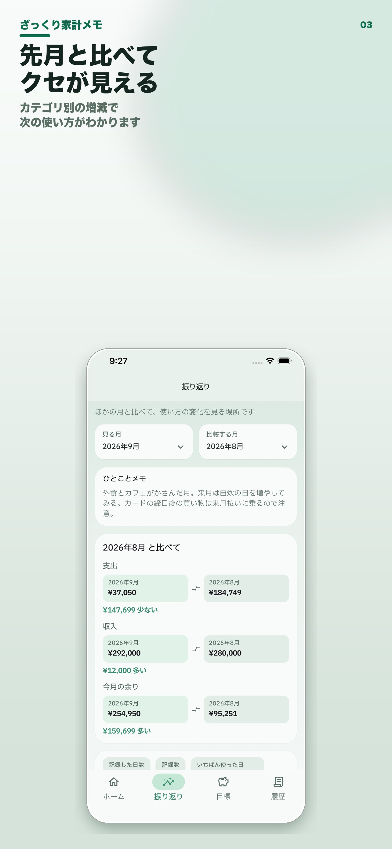 Screenshot 3 of ざっくり家計メモ
