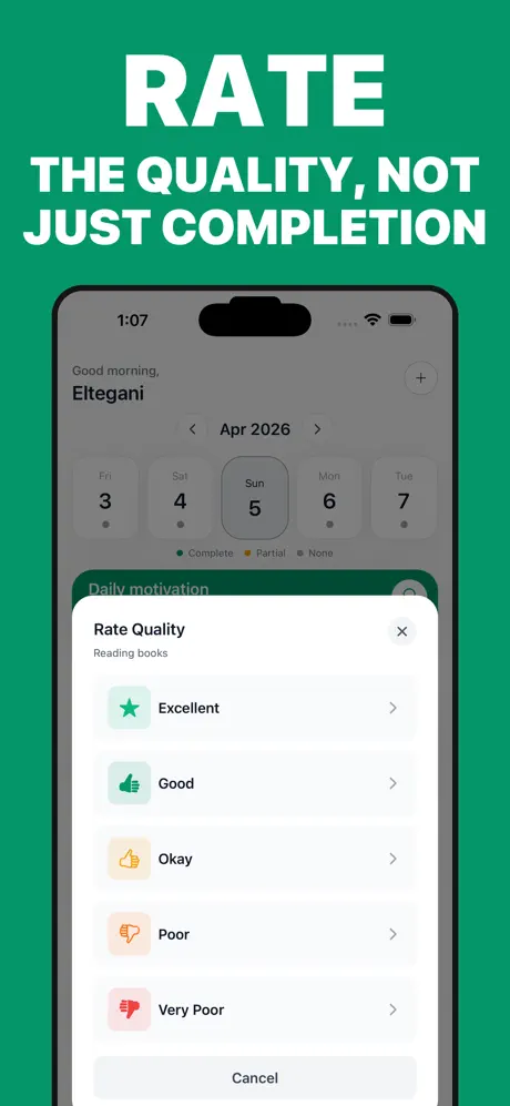Habit Tracker - HabitGate  习惯追踪工具应用截图