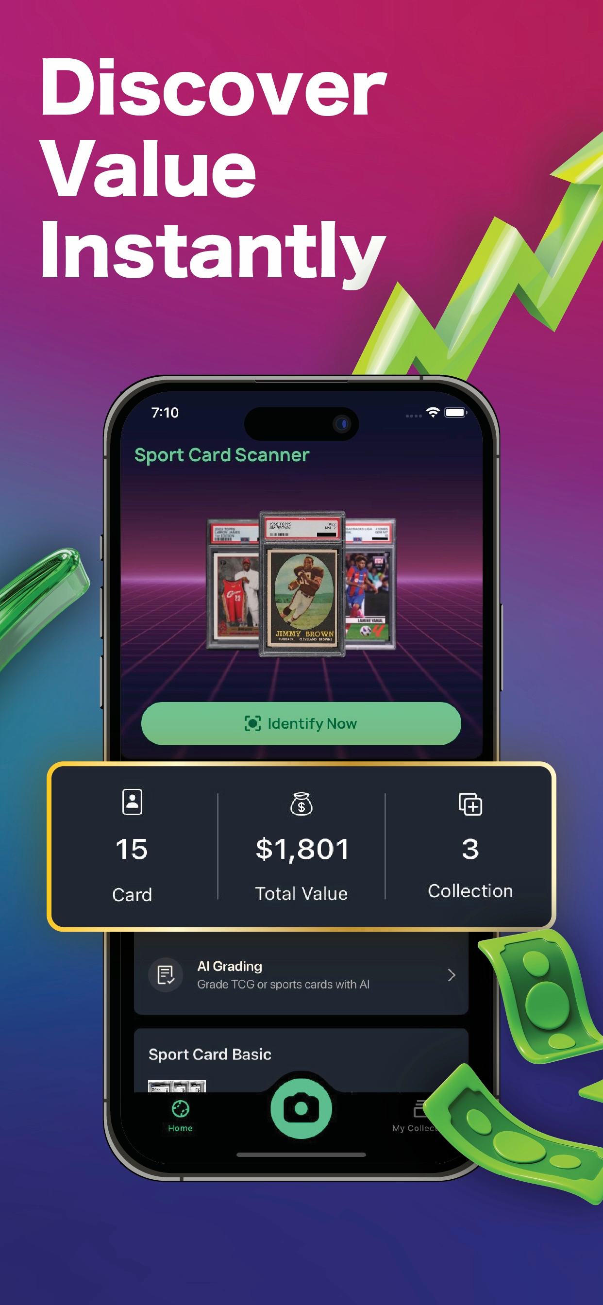 Trading Sports Card Scanner