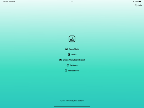 Like A Frame iPad screenshot 5 - Photo & Video app