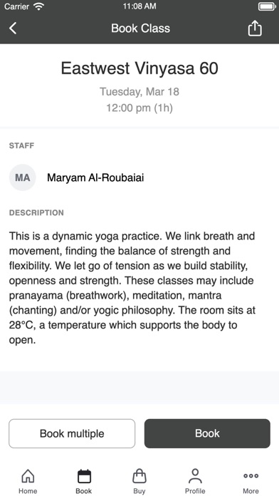 Eastwest Yoga iPhone screenshot 3 - Health & Fitness app