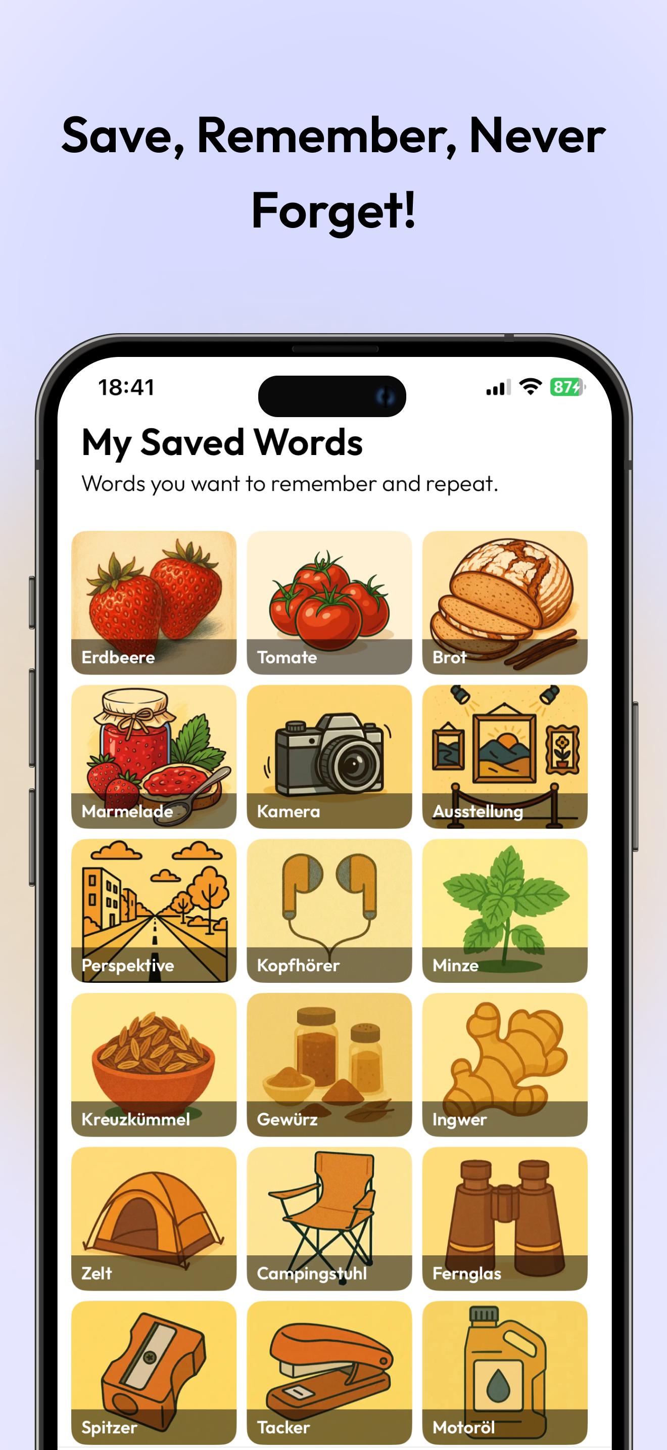 ivocab - Memorize Vocabulary