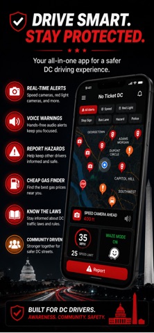 No Ticket DC: DC Camera Alerts screenshot