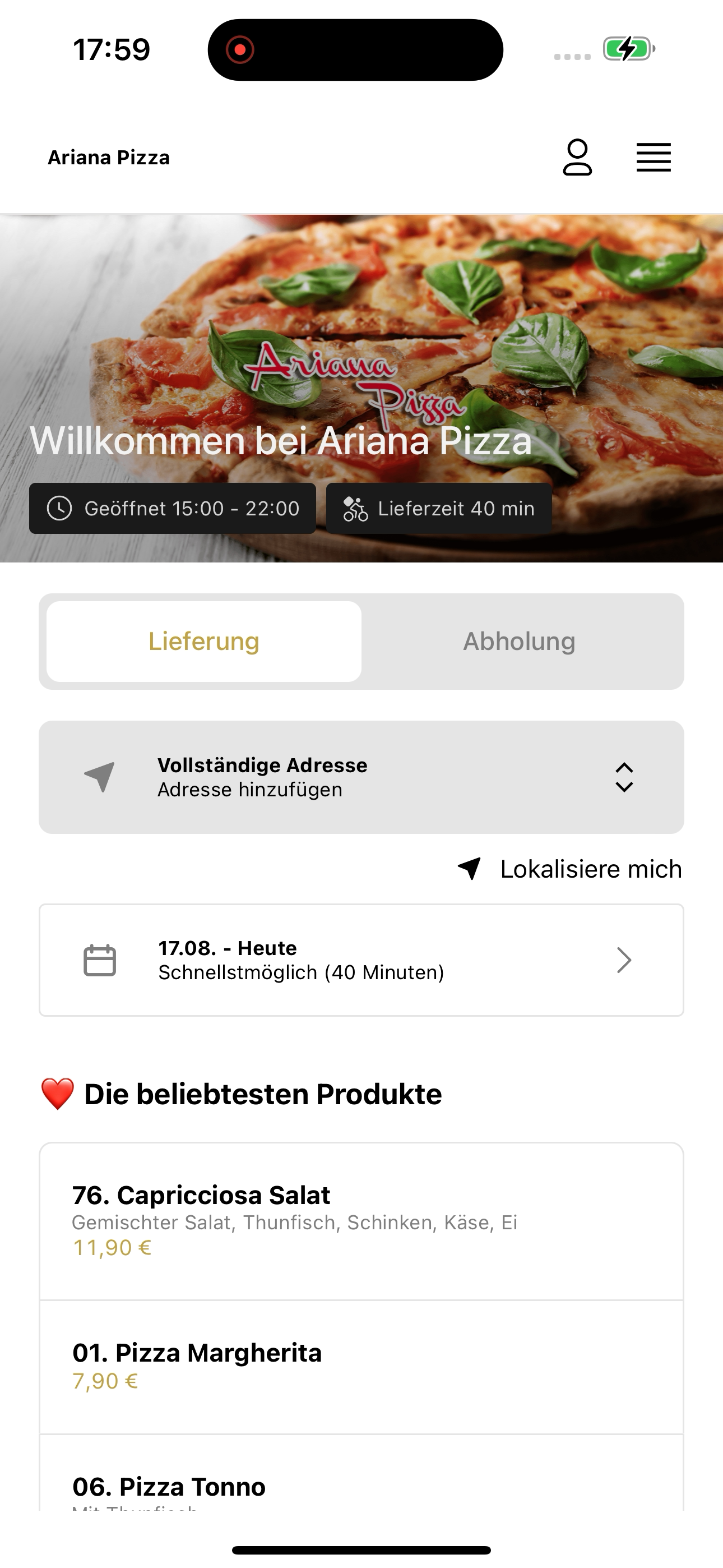 Ariana Pizza screenshot 6