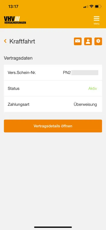 VHV Kundenportal screenshot 5 of 7
