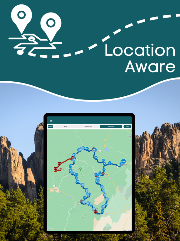 Dakota: Black Hills Tour Guide iPad screenshot 2 - Travel app