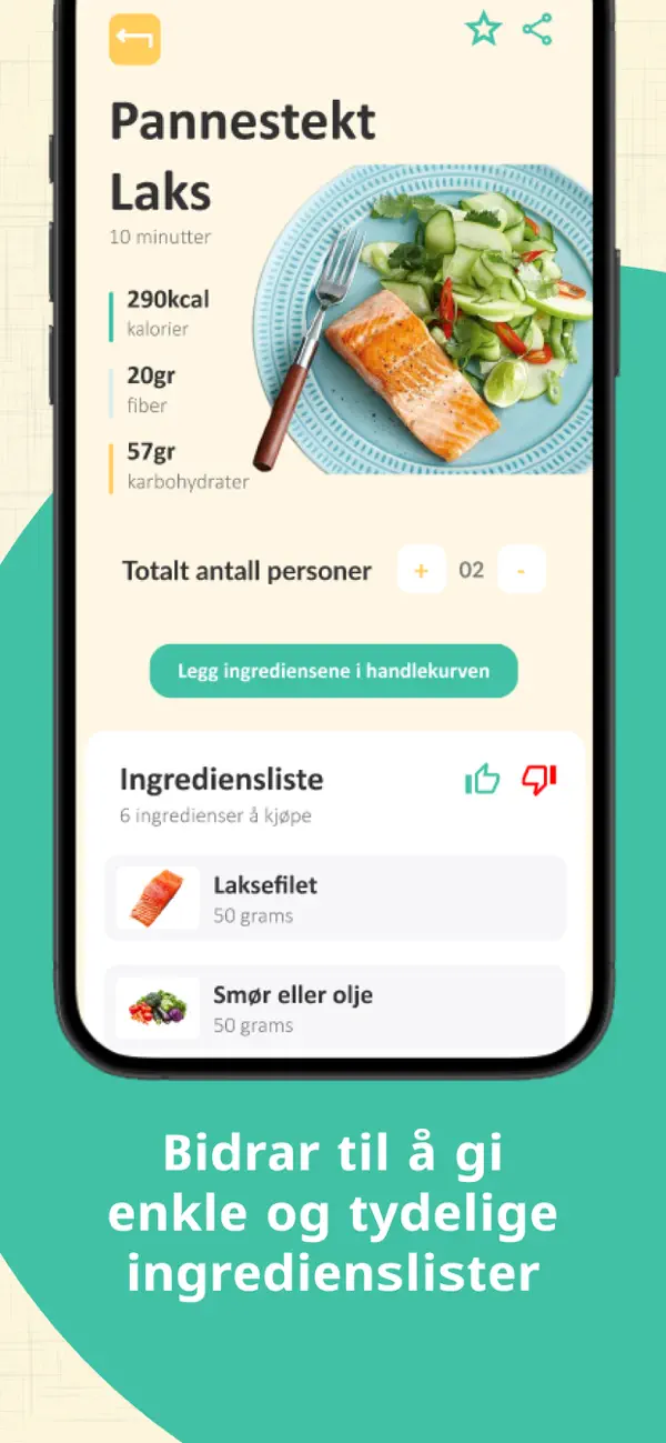 Screenshot #3 pour Matro - Middagsplanlegger