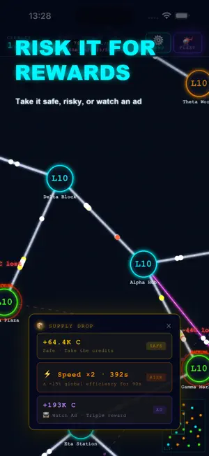 Neon Logistics: City Grid screenshot 3