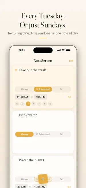 NoteScreen: Lock Screen Notes screenshot 2