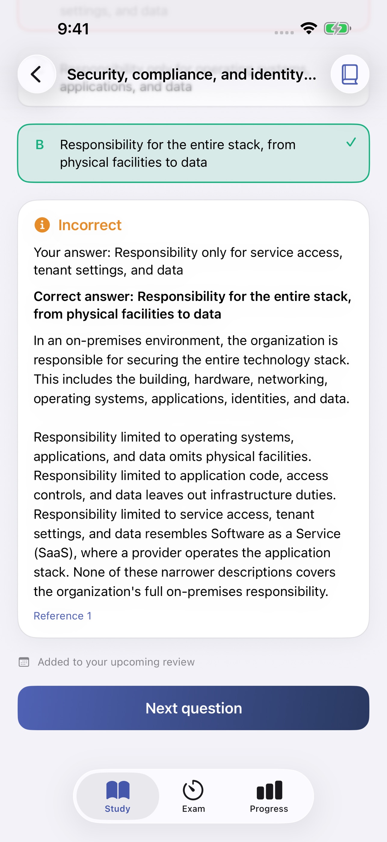 Screenshot 3 of SC-900 Drill: Security Prep