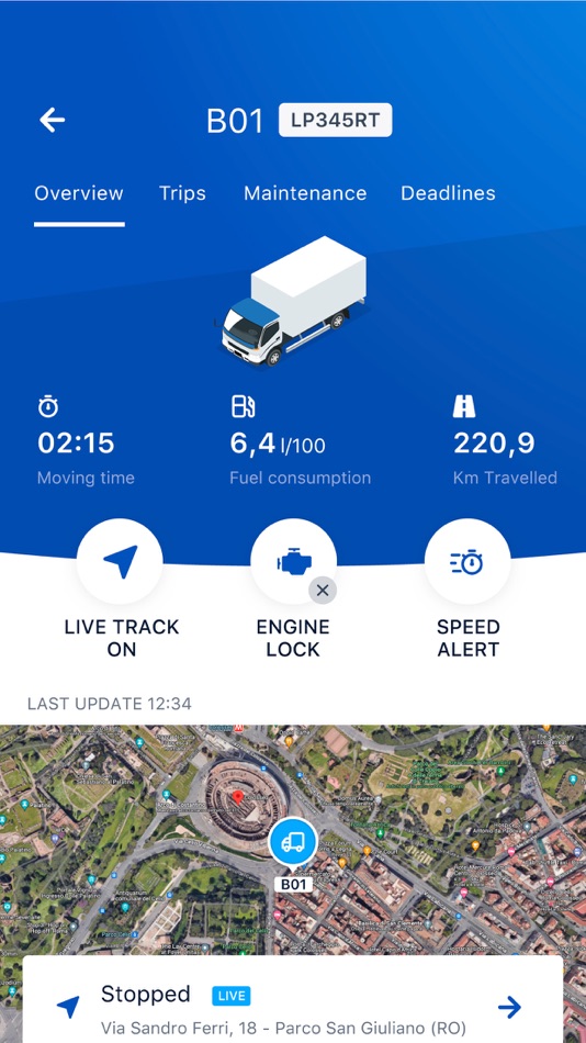 #4. GT FLEET 365 (iOS) Podle: MACNIL Gruppo ZUCCHETTI