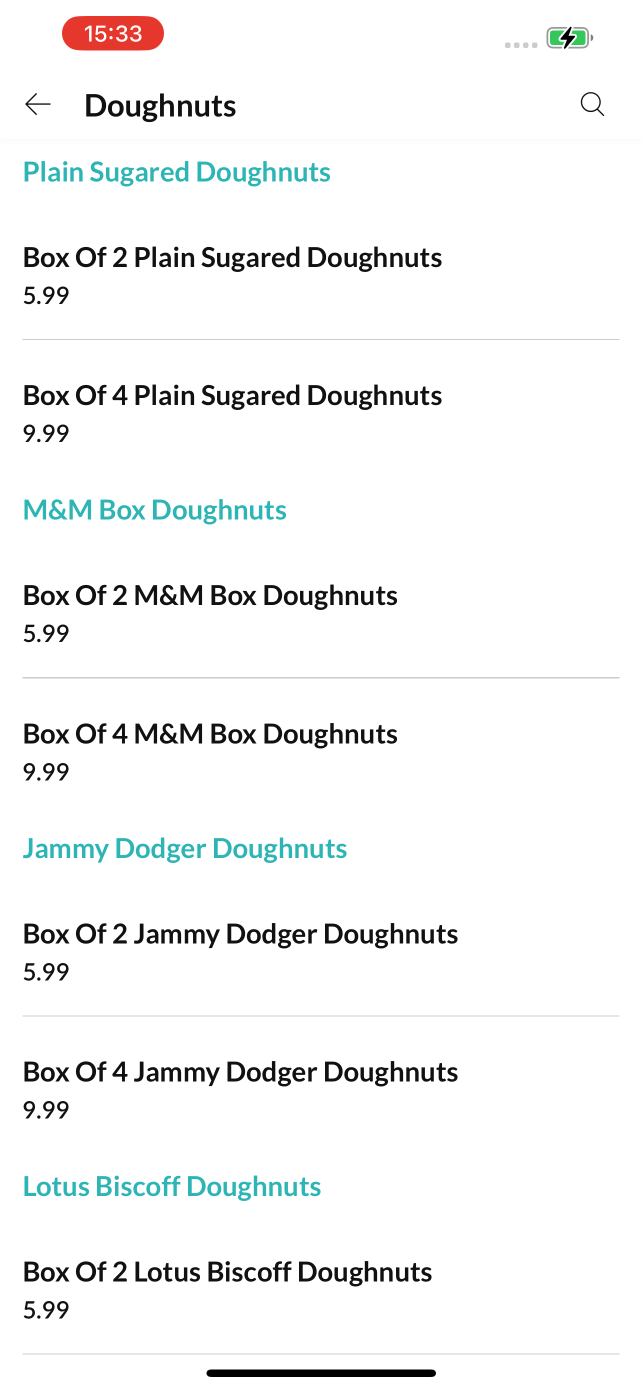 March Desserts