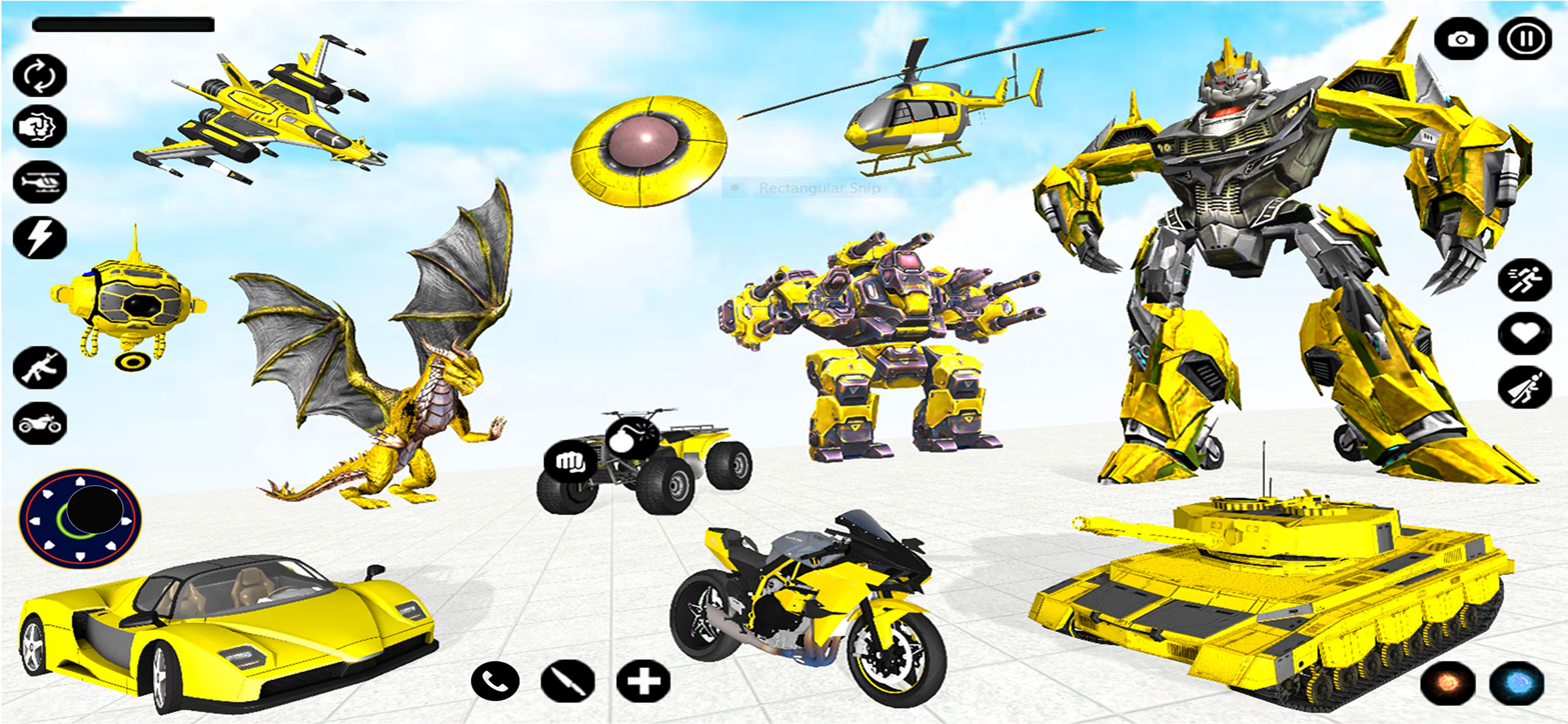 Robot Transform Wars Car Games