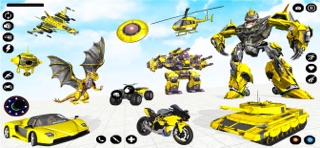 Robot Transform Wars Car Games iPhone screenshot