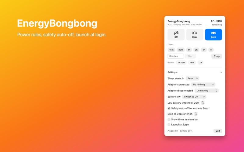 EnergyBongbong, kuvakaappaus 2