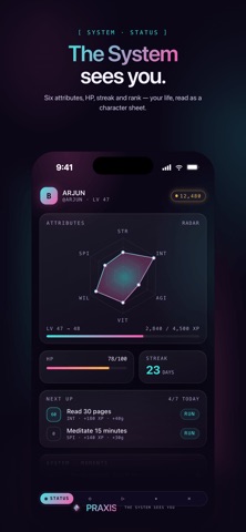 PRAXIS - The System screenshot
