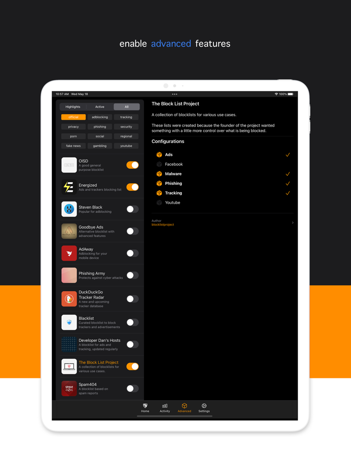 #4. Ad Blocker VPN & DNS – Blokada (iOS) 由: Blocka AB