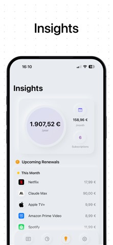 Subora – Subscription Tracker Screenshot 7 of 8