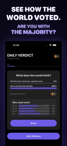 Daily Verdict iPhone screenshot