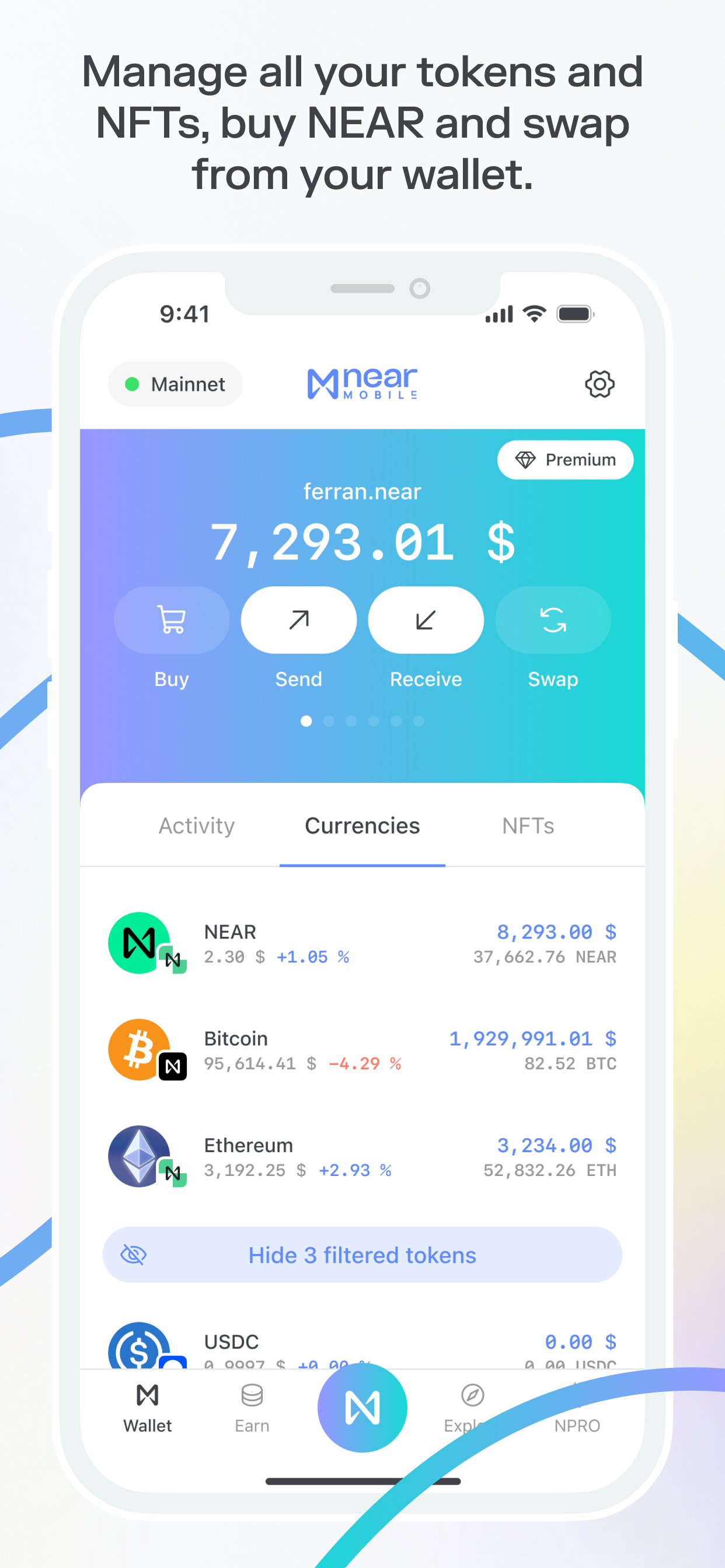 NEAR Mobile - Crypto Wallet