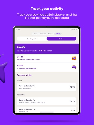 Nectar: Shop & Collect Points iPad screenshot 6
