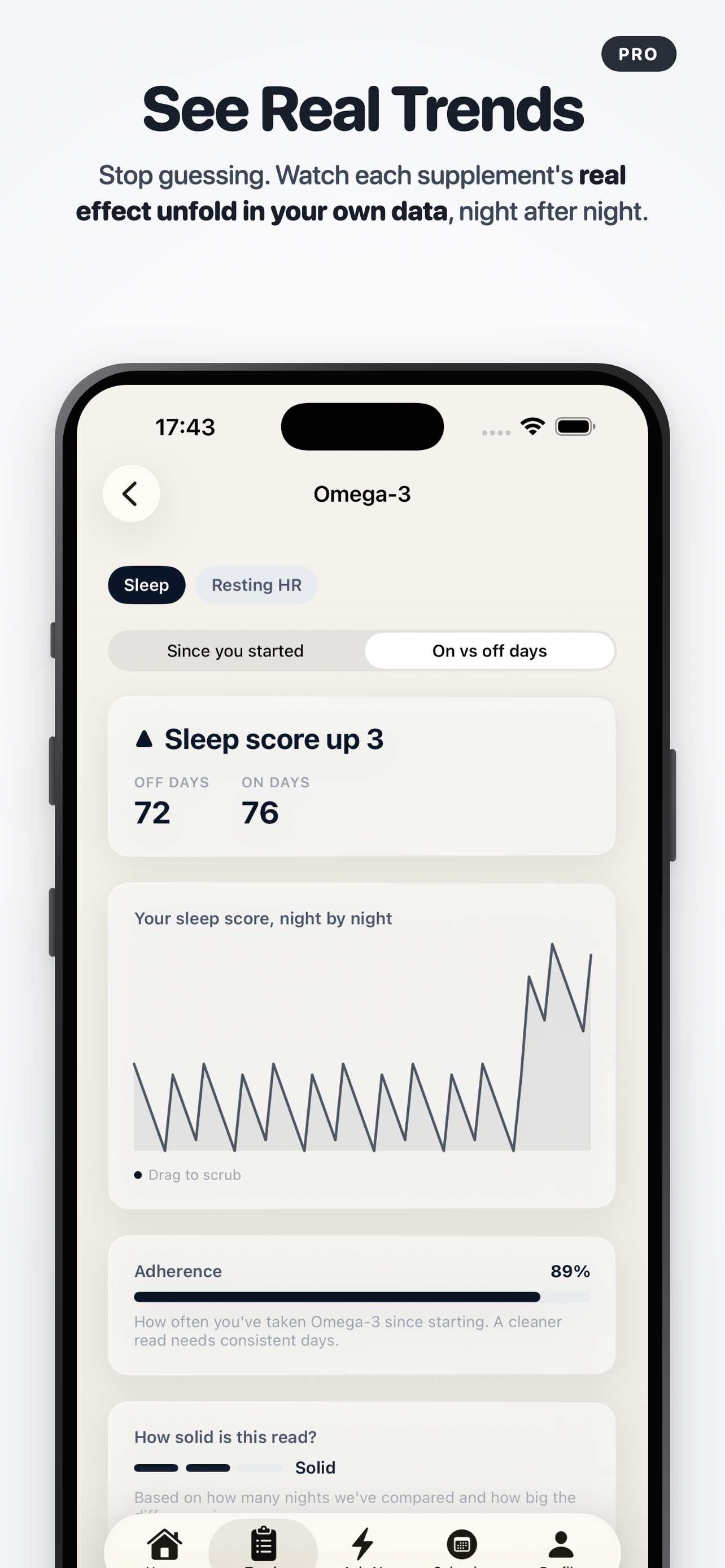 Supplements Tracker - Supplova screenshot 2