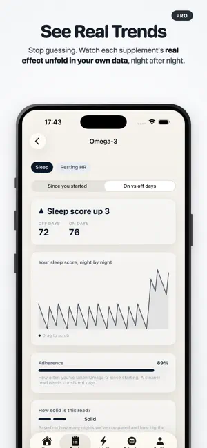 Supplements Tracker - Supplova screenshot 2