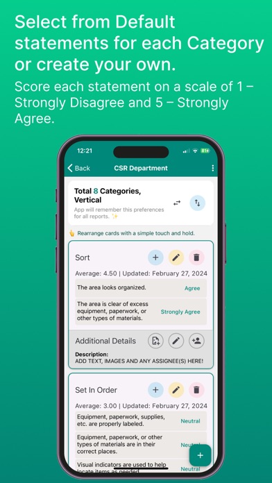 Lean 5S Rpt Screenshot