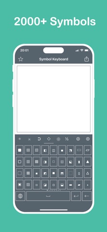 Symbol Keyboard - 2000+ Signs screenshot