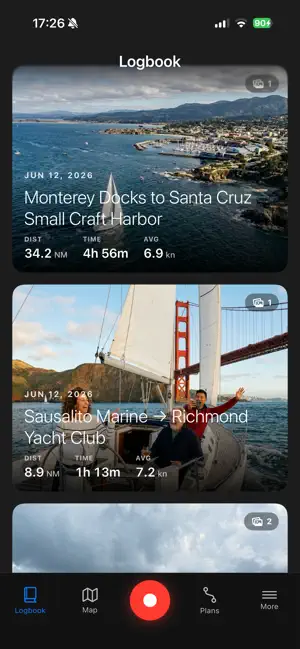 Sailing Log: Boat Logbook screenshot 1