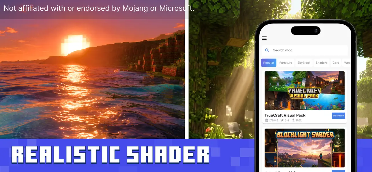 Screenshot #1 pour Shaders pour Minecraft