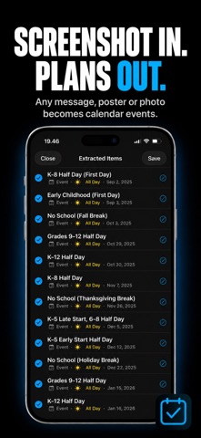 Snap2Plan: Photo to Calendar screenshot