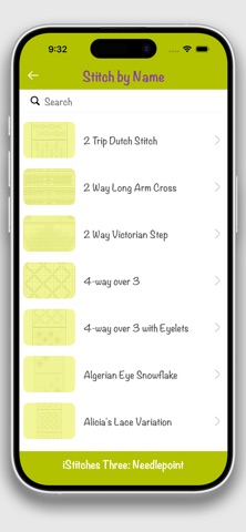 iStitches Three: Needlepoint screenshot
