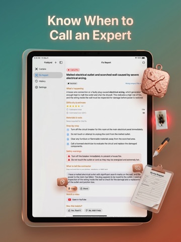 FixMynd: DIY Home Repair AI iPad screenshot