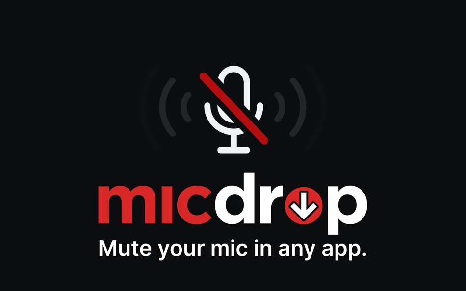 #1. Mic Drop • Mute Manager (macOS) 来自: Octopus Think